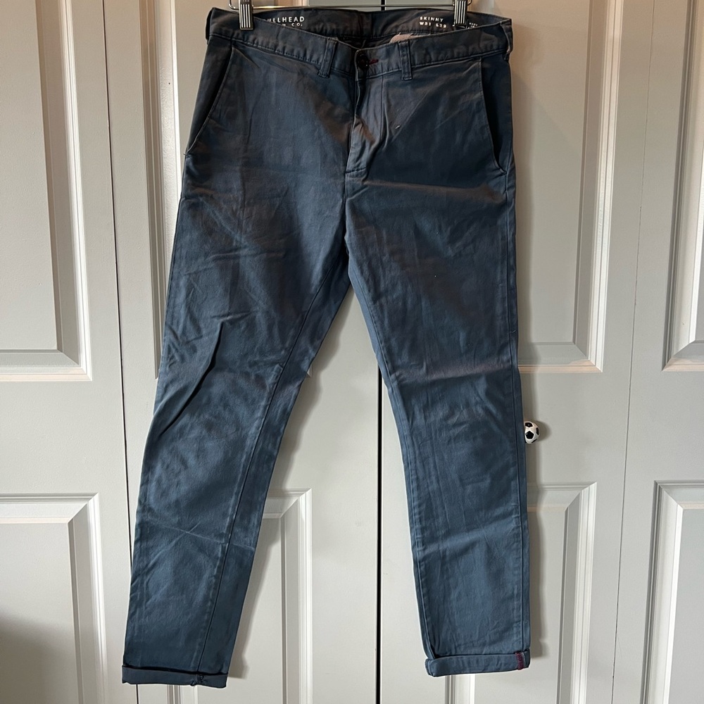 Light blue Bullhead skinny chinos size 31x32